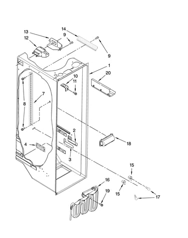 Refrigerator liner parts