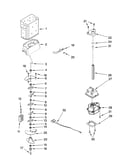 Motor and ice container parts