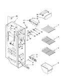 Freezer liner parts