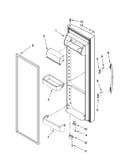 Refrigerator door parts