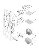 Freezer liner parts