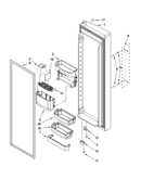 Refrigerator door parts