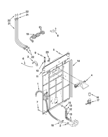 Rear panel parts