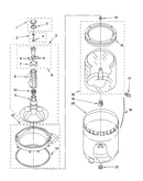 Agitator, basket and tub parts