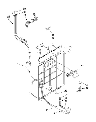 Rear panel parts