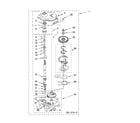 Kenmore 11029592801 gearcase parts, optional parts (not included) diagram