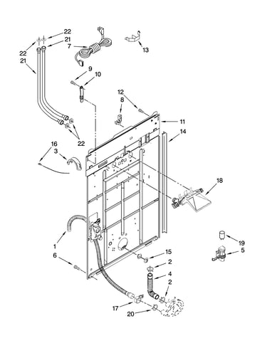 Rear panel parts