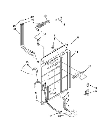 Rear panel parts