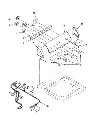 Control panel parts