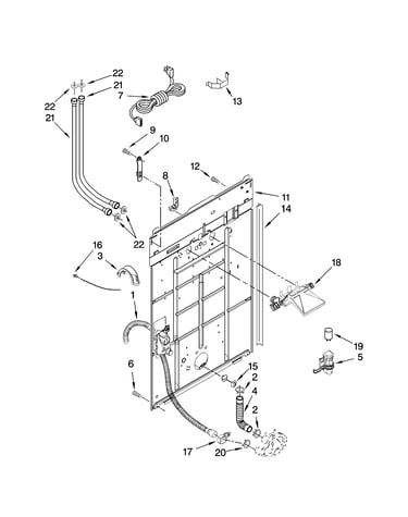 Rear panel parts