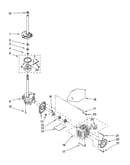 Brake, clutch, gearcase, motor and pump parts