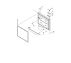 Kenmore 59668949800 freezer door parts diagram