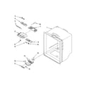 Kenmore Elite 59676573602 refrigerator liner parts diagram