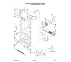 Kenmore 59677532603 cabinet parts diagram
