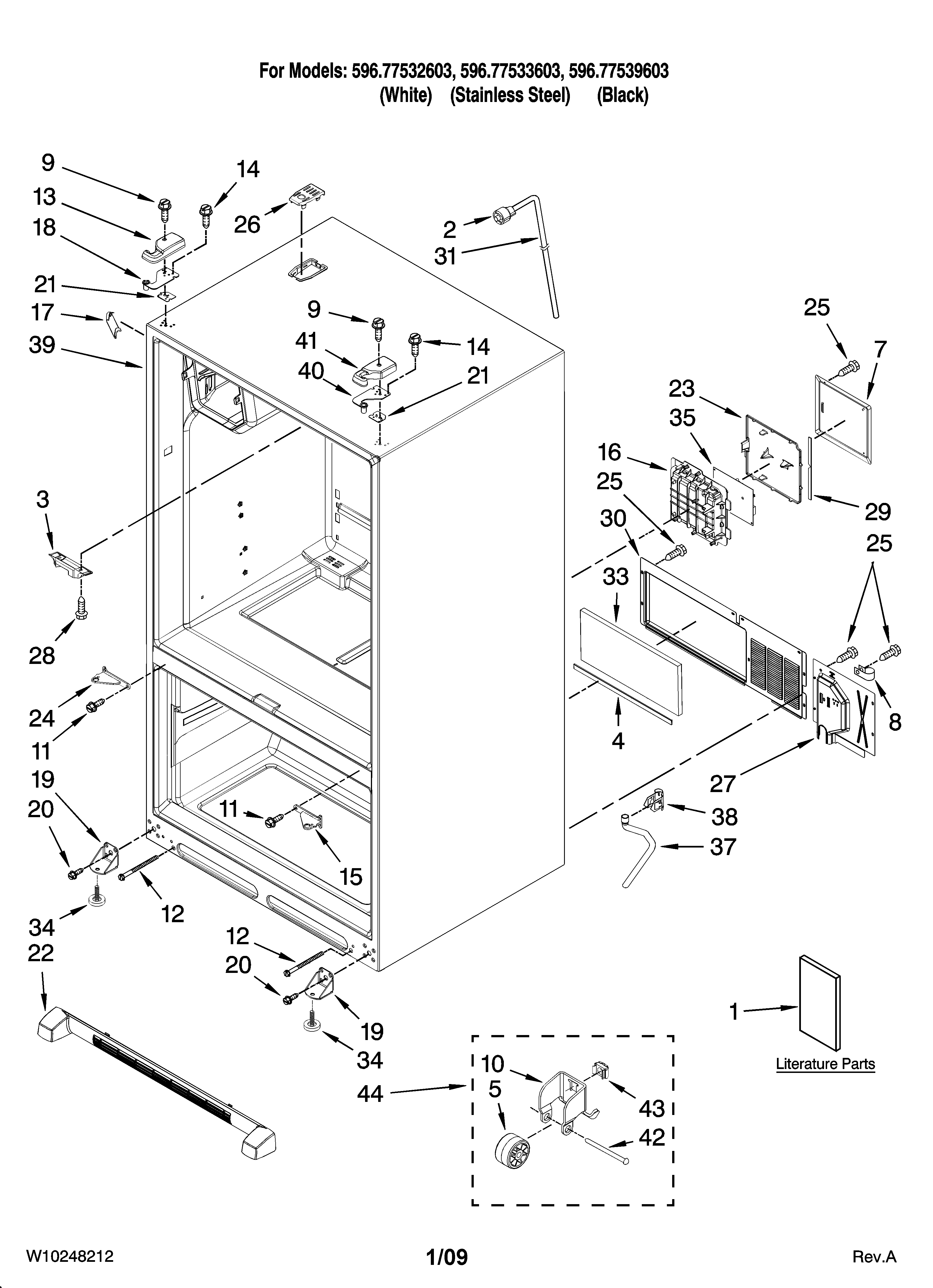 Cabinet parts