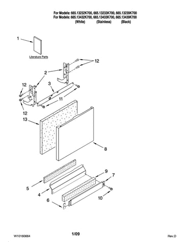 Door and panel parts