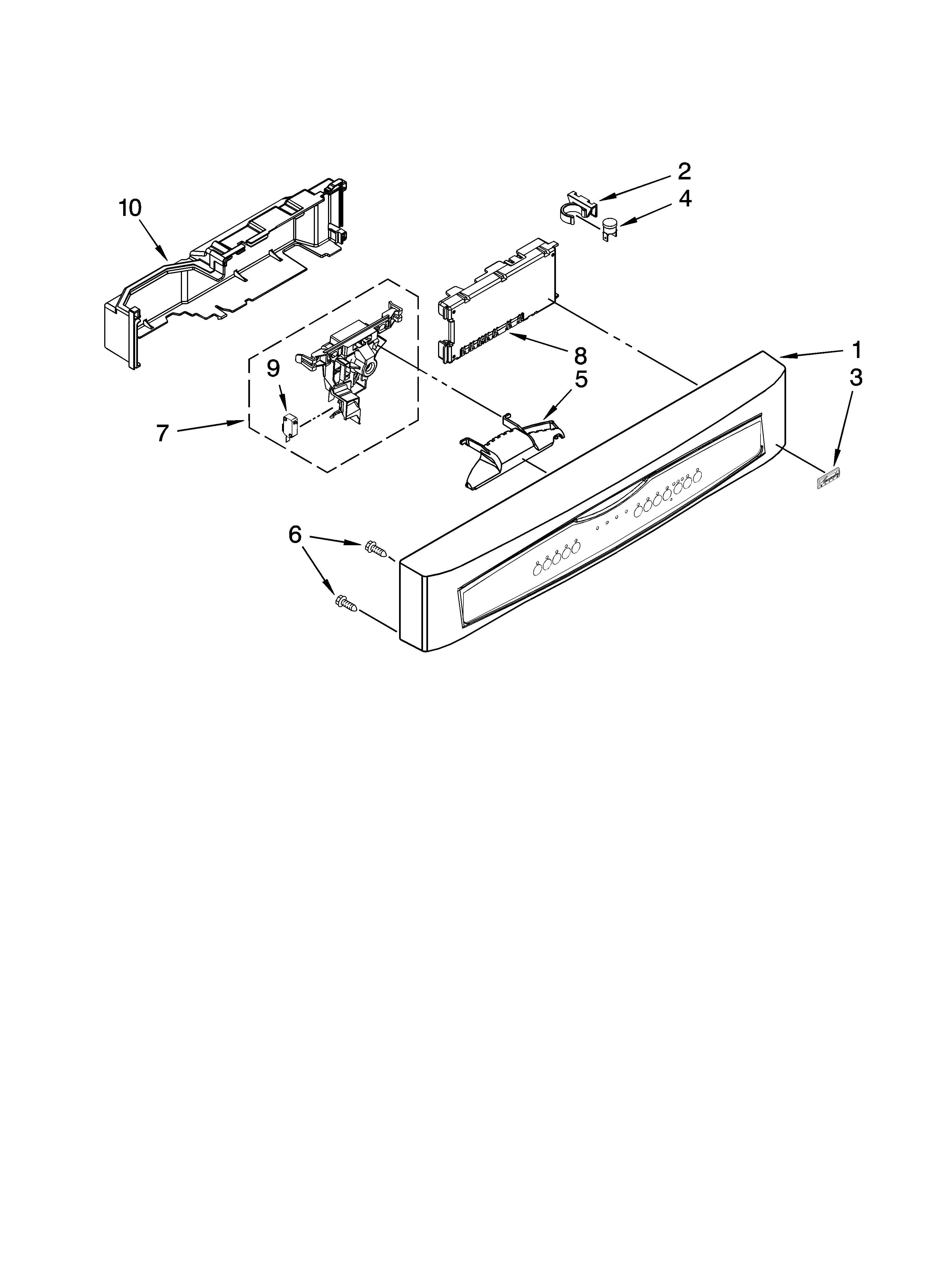 Control panel parts
