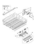 Upper rack and track parts