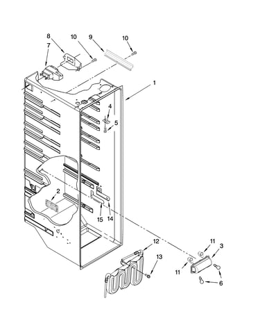 Refrigerator liner parts