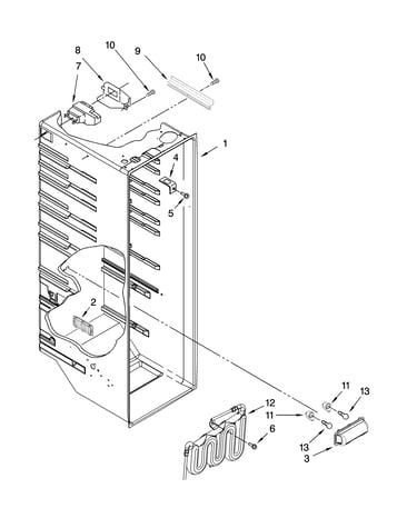 Refrigerator liner parts