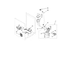 Kenmore Elite 11047751801 pump and motor parts, optional parts (not included) diagram