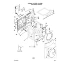 Kenmore Elite 11047788801 top and cabinet parts diagram