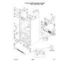 Kenmore Elite 59678332800 cabinet parts diagram