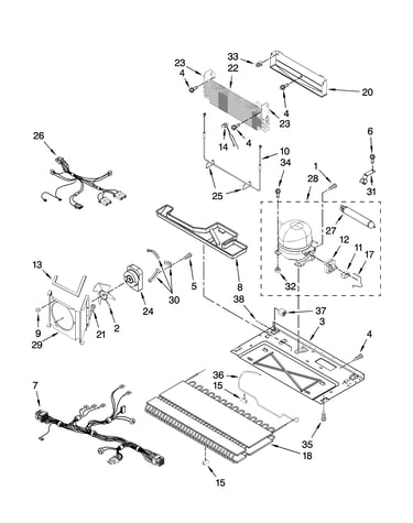 Unit parts, optional parts (not included)