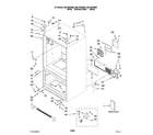 Kenmore Elite 59678532800 cabinet parts diagram