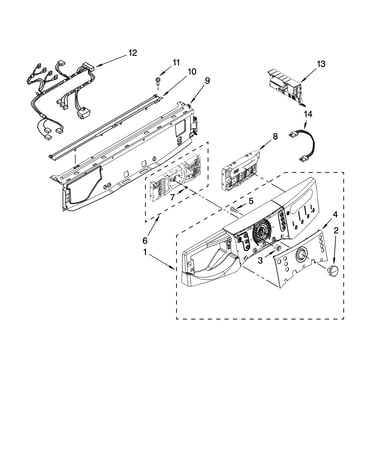 Control panel parts