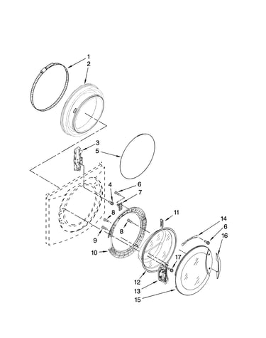Door and latch parts