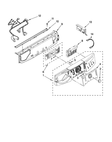 Control panel parts