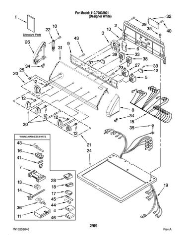 Top and console parts
