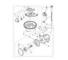Kenmore 66513833K601 pump and motor parts diagram