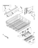 Upper rack and track parts