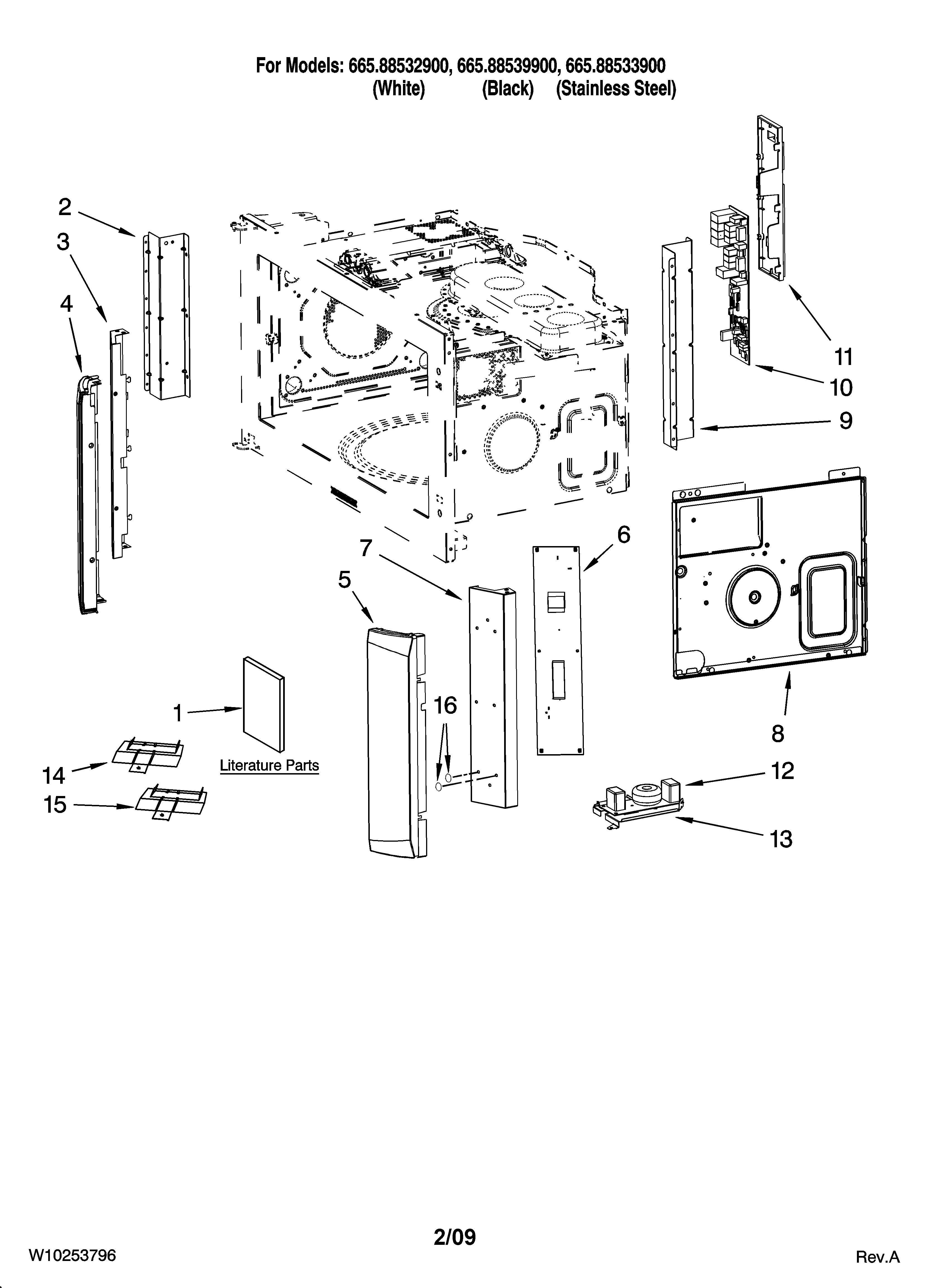 Control board parts