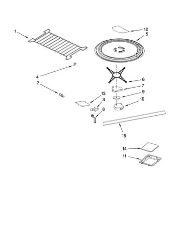 Rack and turntable parts