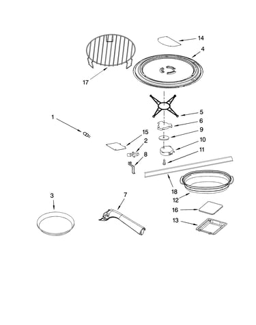Rack and turntable parts