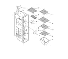 Kenmore 10641563800 freezer liner parts diagram