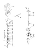 Motor and ice container parts