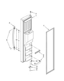 Freezer door parts