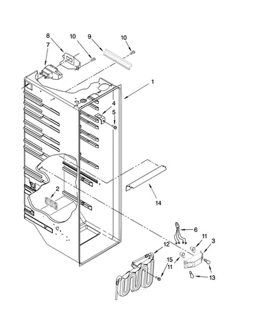 Refrigerator liner parts