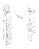 Motor and ice container parts