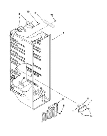 Refrigerator liner parts
