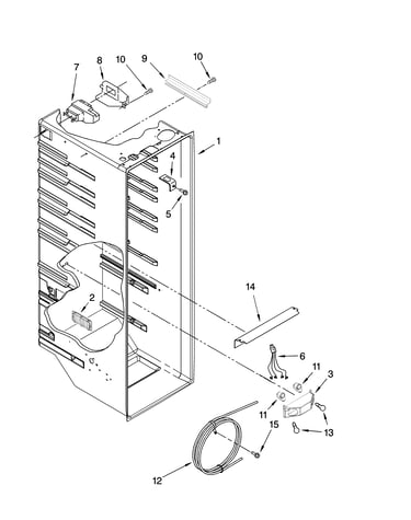 Refrigerator liner parts