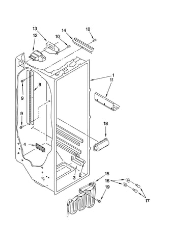 Refrigerator liner parts