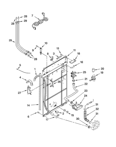Rear panel parts