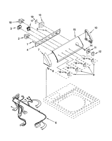 Control panel parts