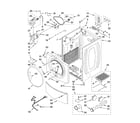 Kenmore Elite 11086757701 cabinet parts diagram