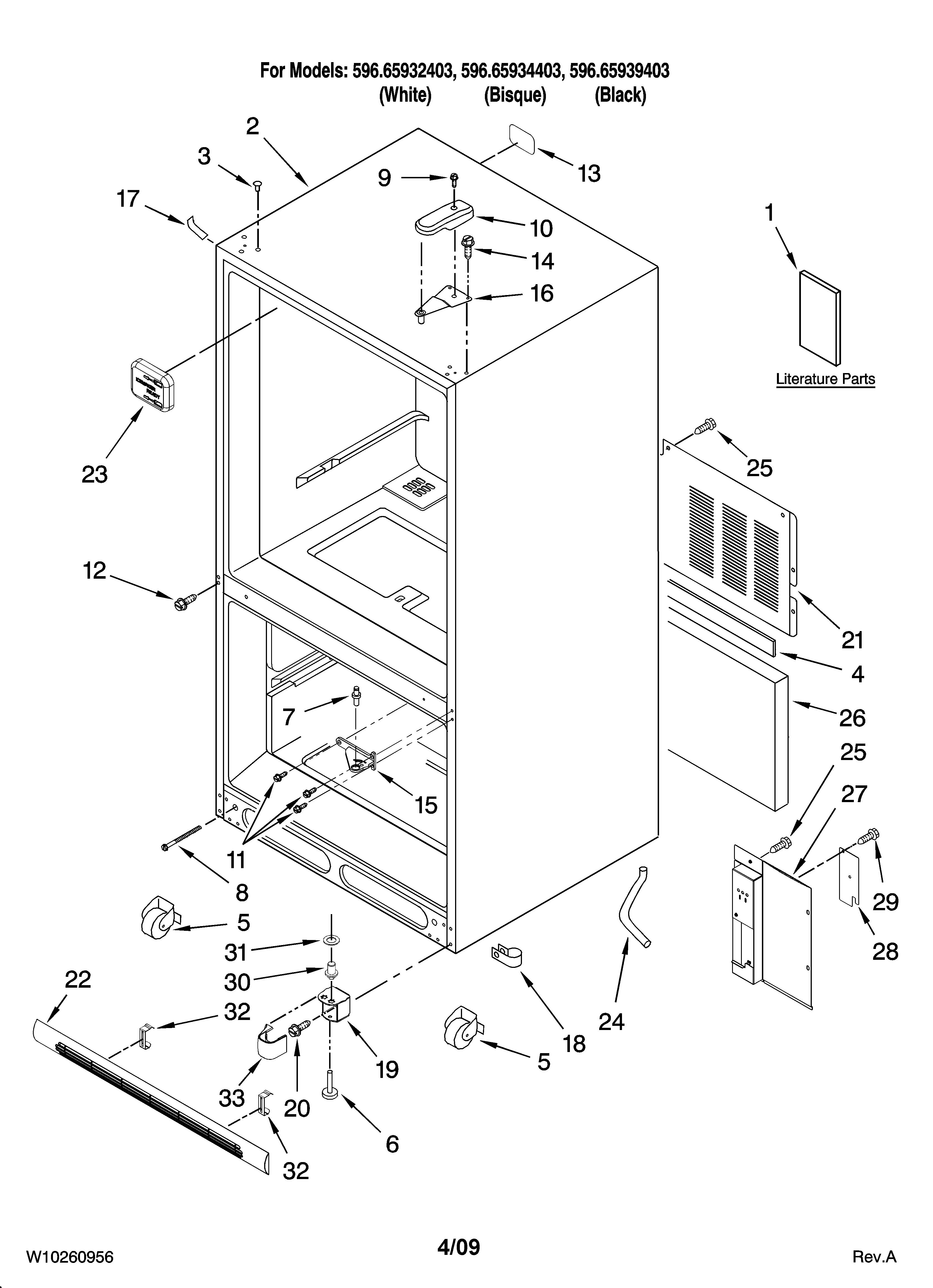 Cabinet parts